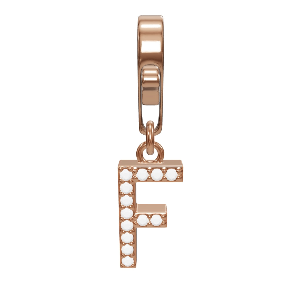 0.07 ct. Charme F Buchstabenanhänger