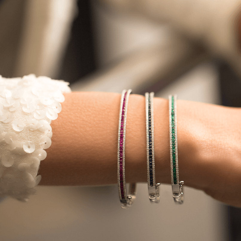 1.66 ct. Smaragd Armband
