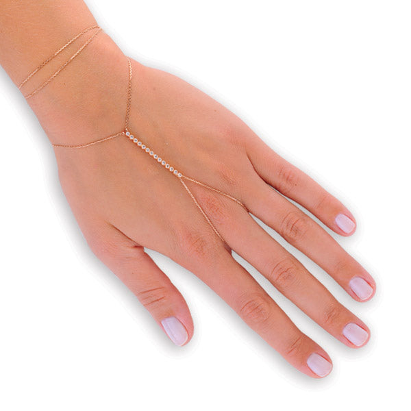 0.26 ct. Handkette Diamantarmband