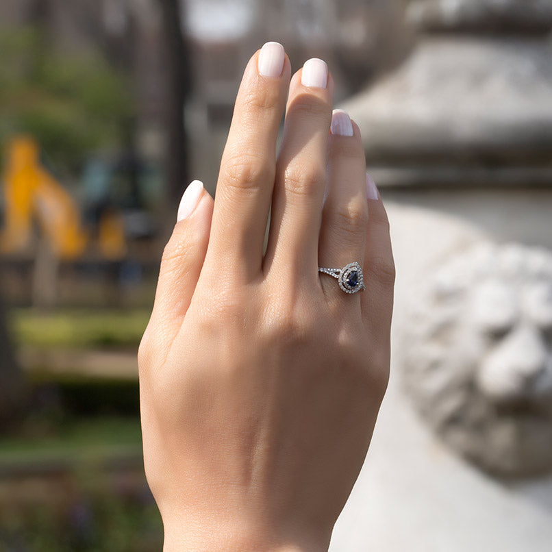 1.05 ct. Saphir Ring