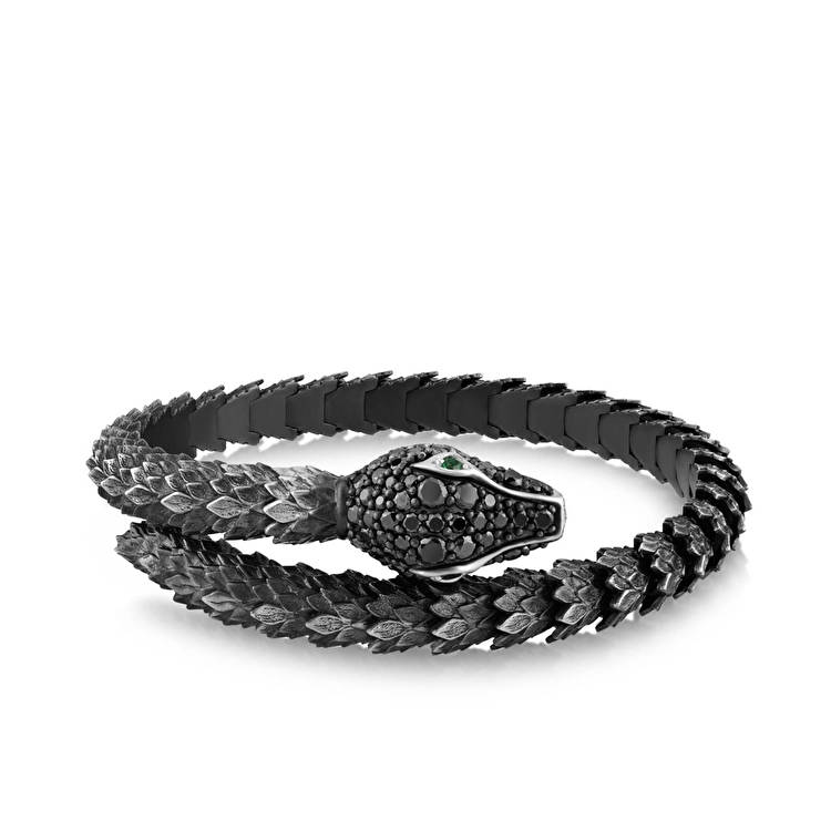 1.96 ct. Men Silver Diamond Bracelet