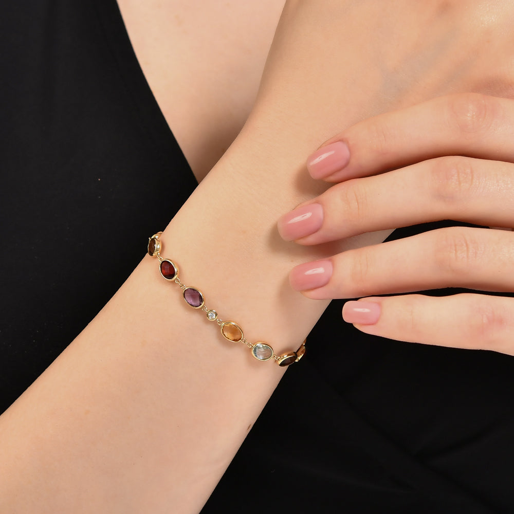 9.53 ct. Gemstone Bracelet