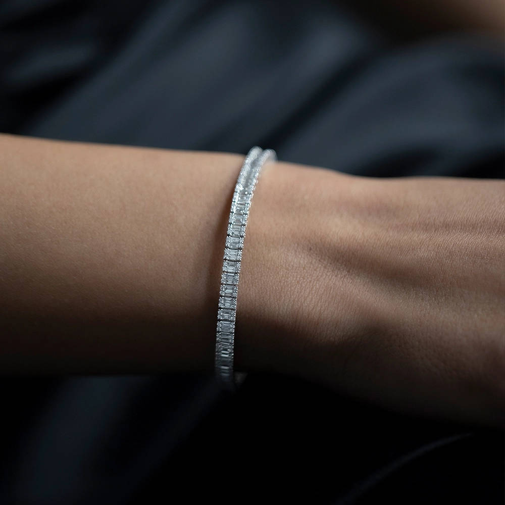 4.75 ct. Baguette Tennisarmband