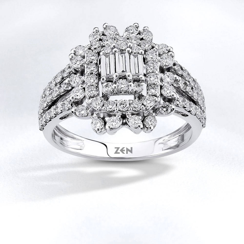 1.09 ct. Design Diamantring