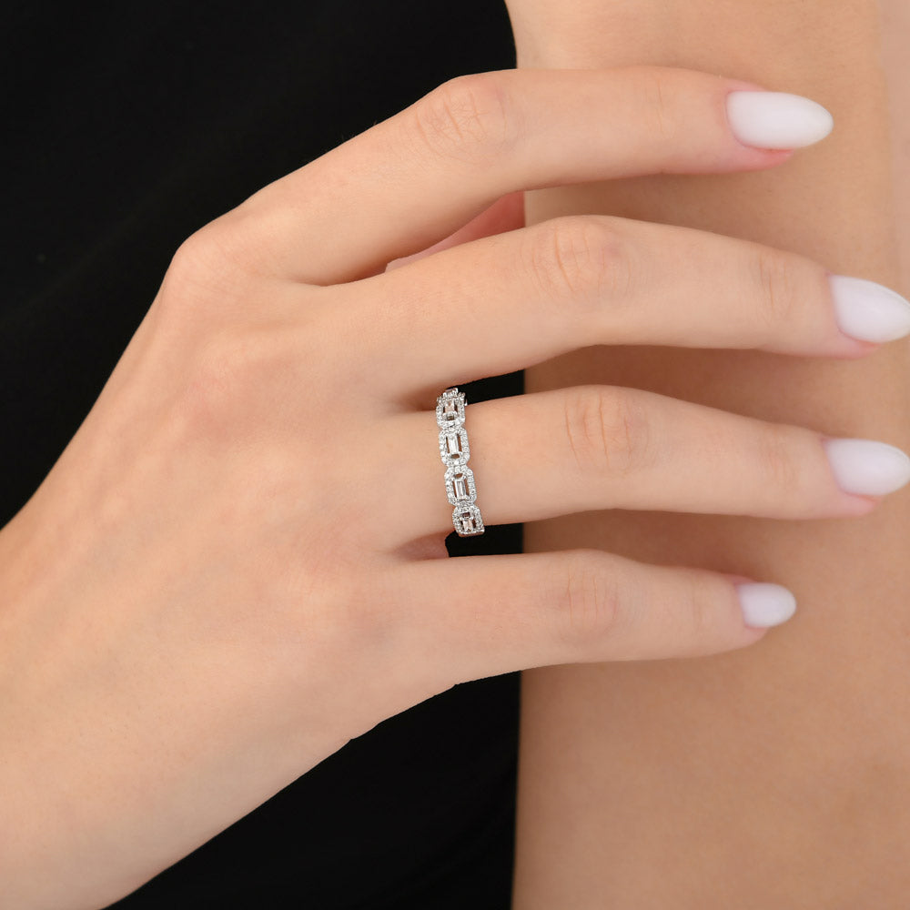 0.32 ct. Baguette Diamond Ring