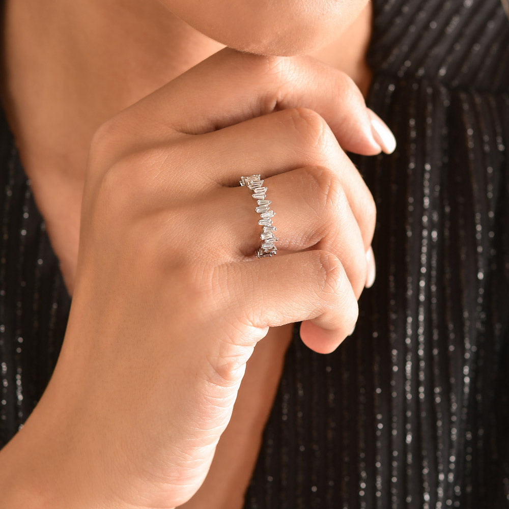 1.00 ct. Baguette Diamantring
