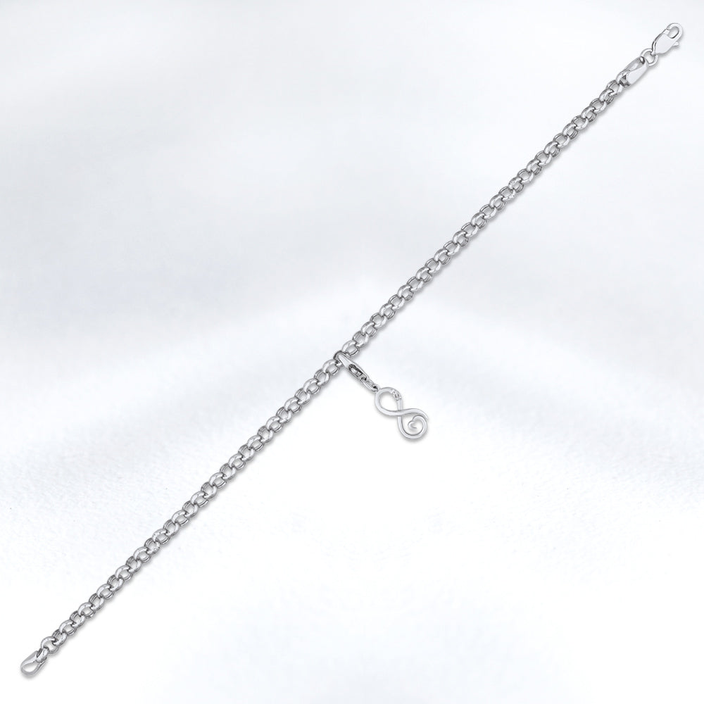 0.02 ct. Charm Unendliche Liebe Armband