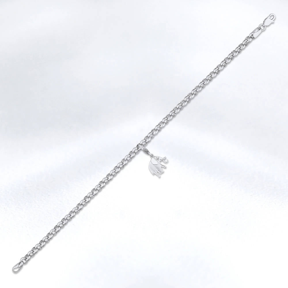 0.02 ct. Charm Elefant Armband