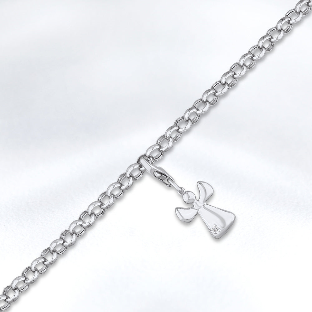 0.01 ct. Charm Engel Armbandan