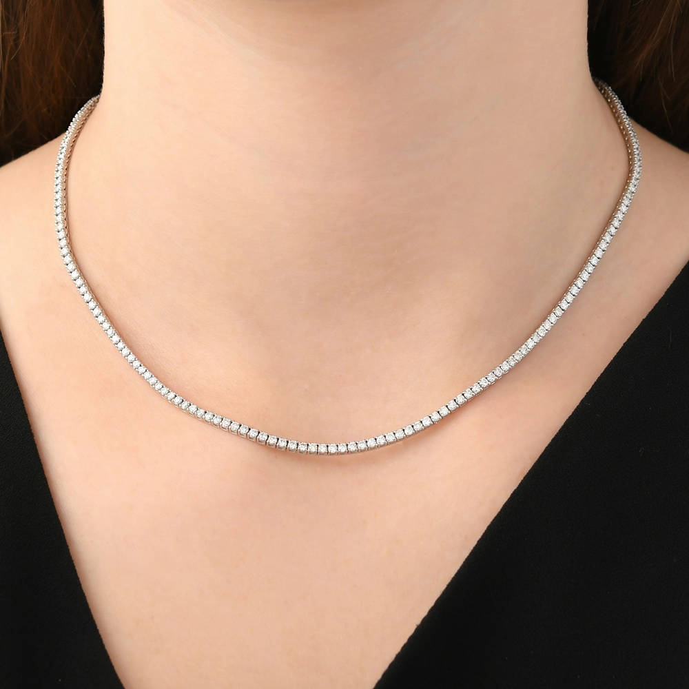 5.10 ct. Tennis Diamant Halskette
