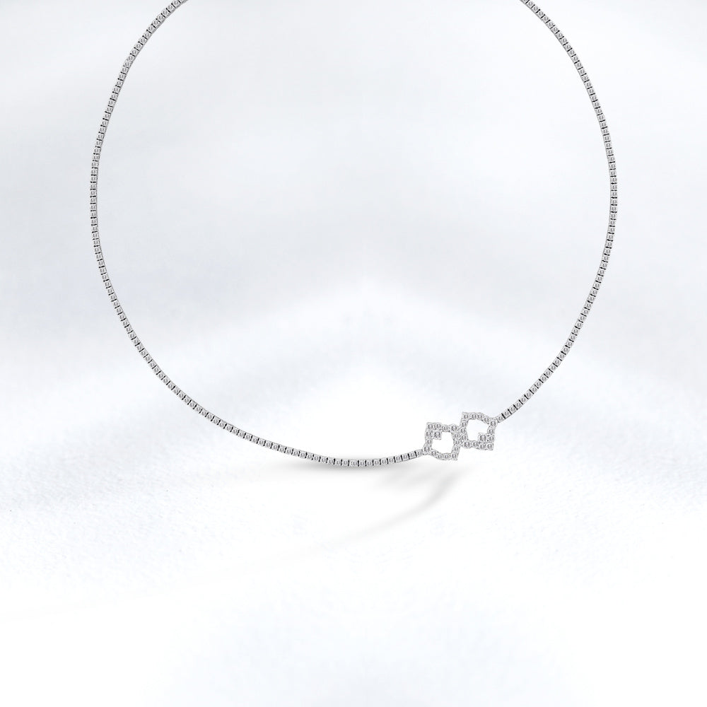 4.84 ct. Tennis Diamant Halskette