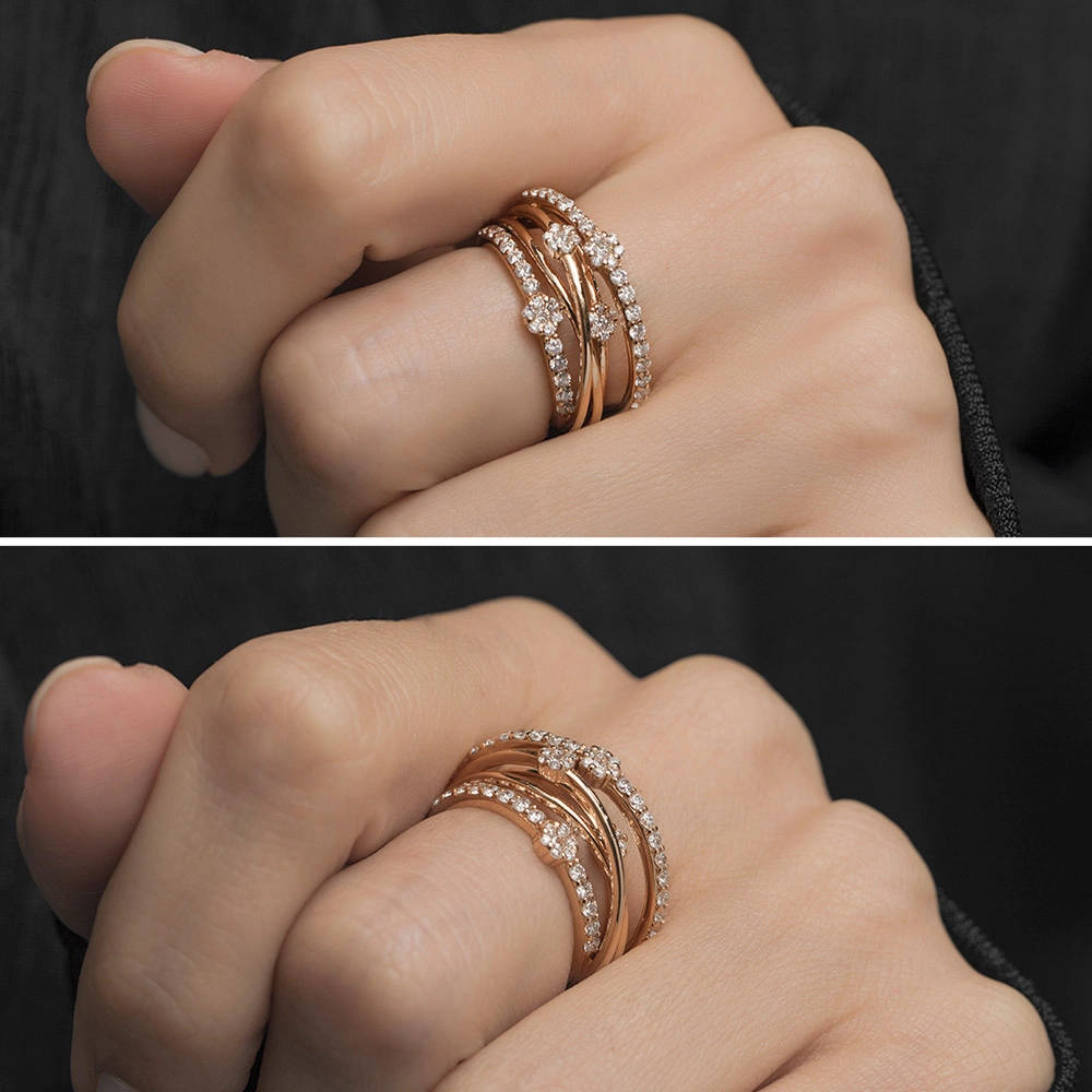 0.74 ct. Design Diamantring
