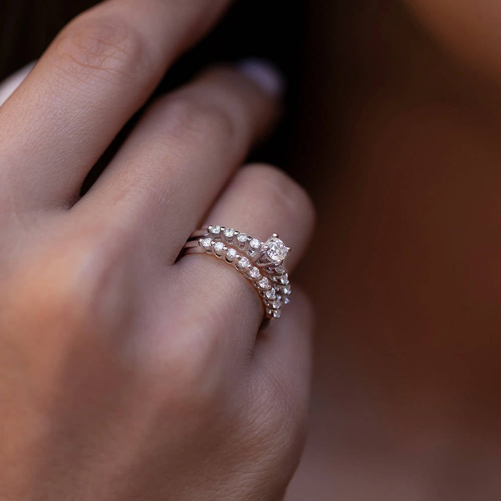 0.66 ct. Duett Diamantring