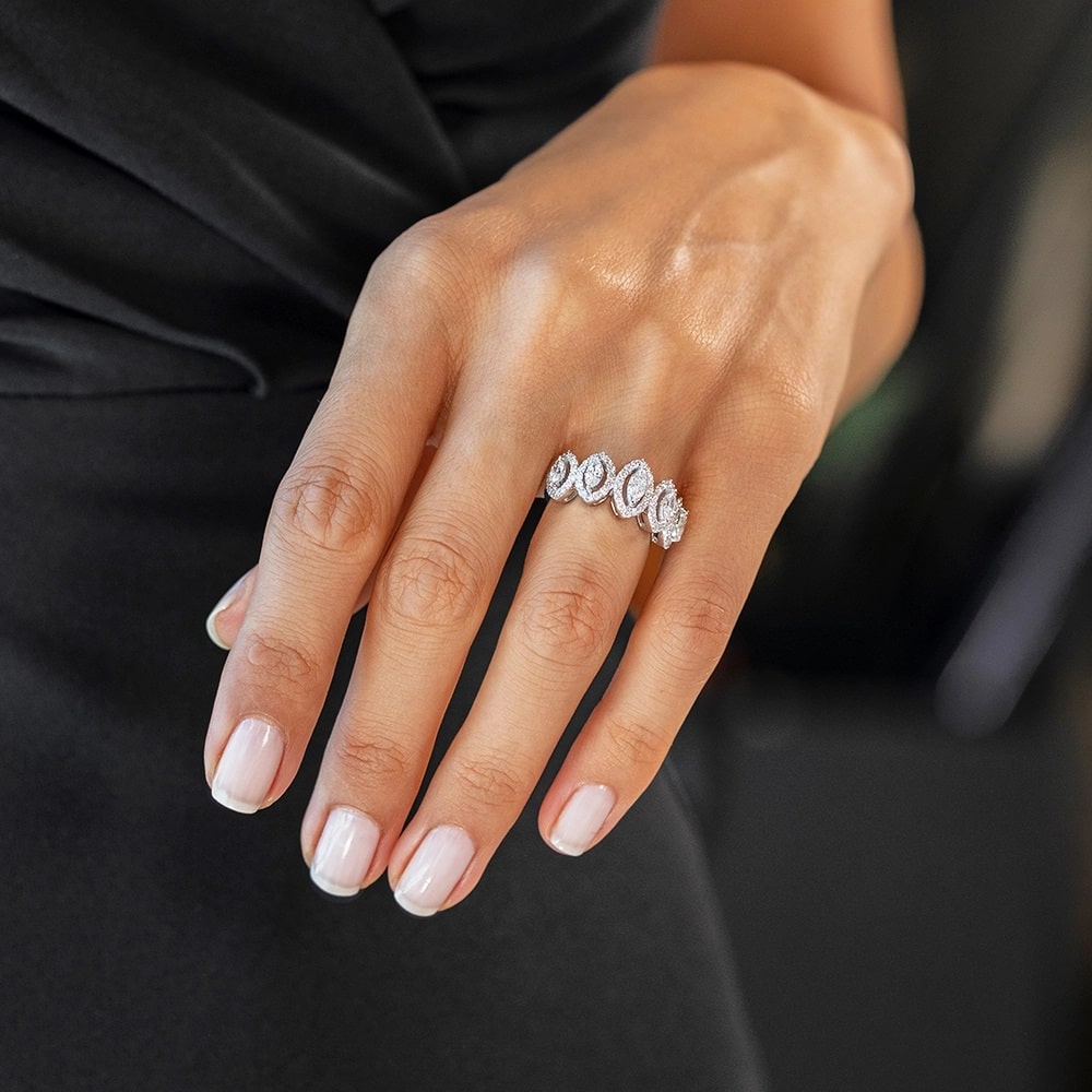 1.36 ct. Design Diamantring