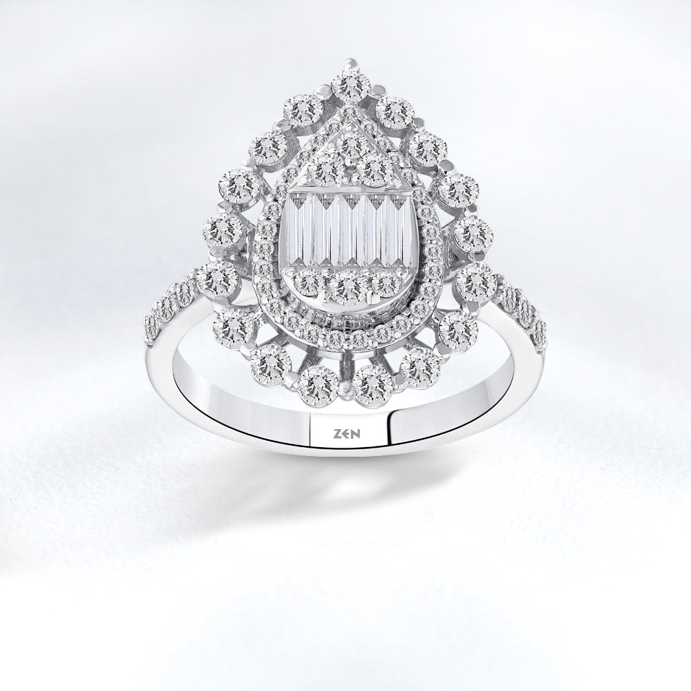 1.09 ct. Design Diamantring