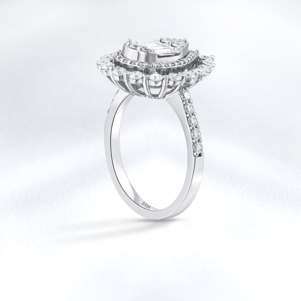 1.09 ct. Design Diamantring