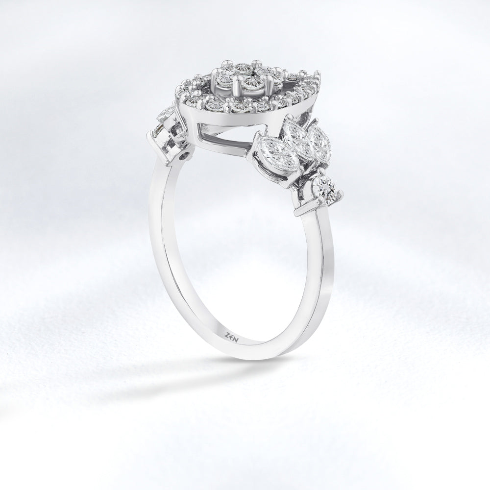 0.97 ct. Design Diamantring
