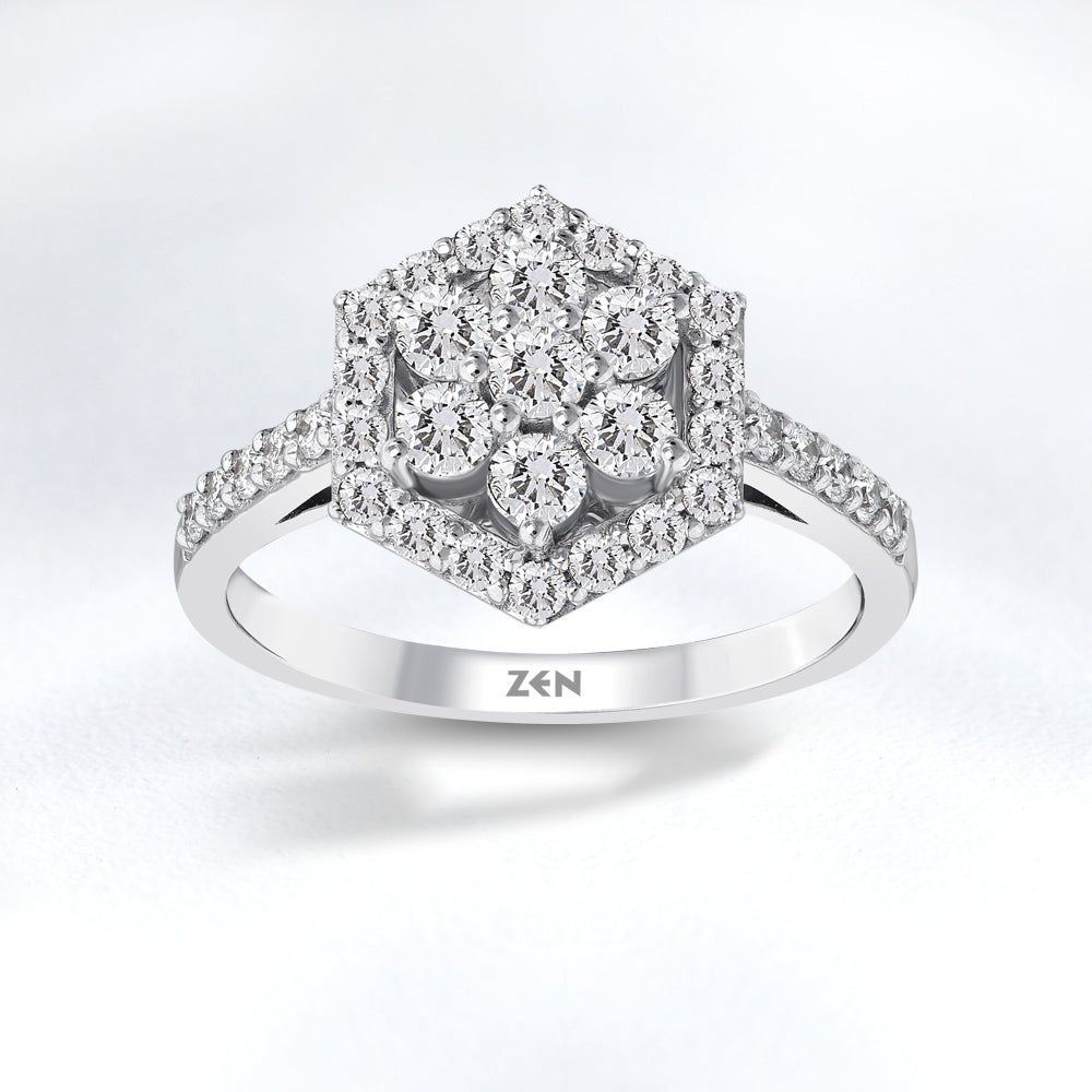0.86 ct. Design Diamantring