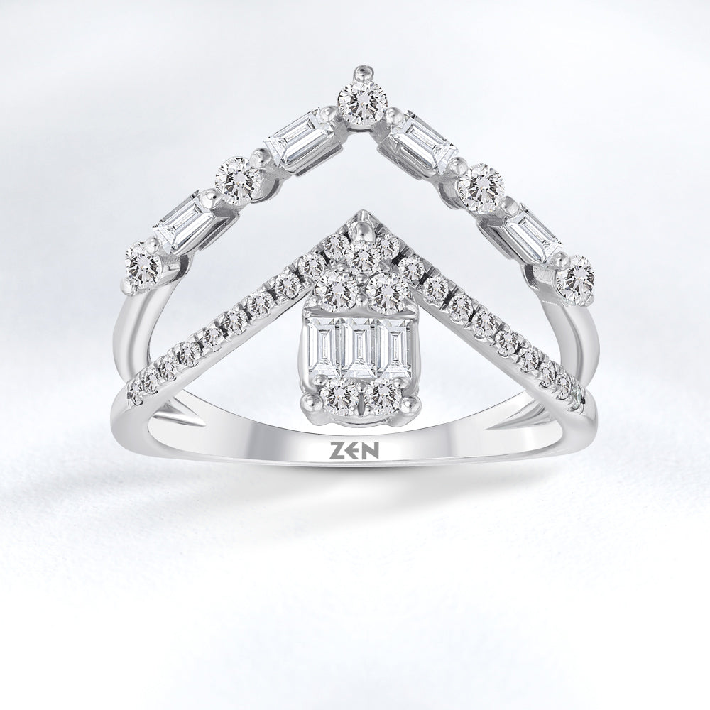 0.58 ct. Design Diamantring