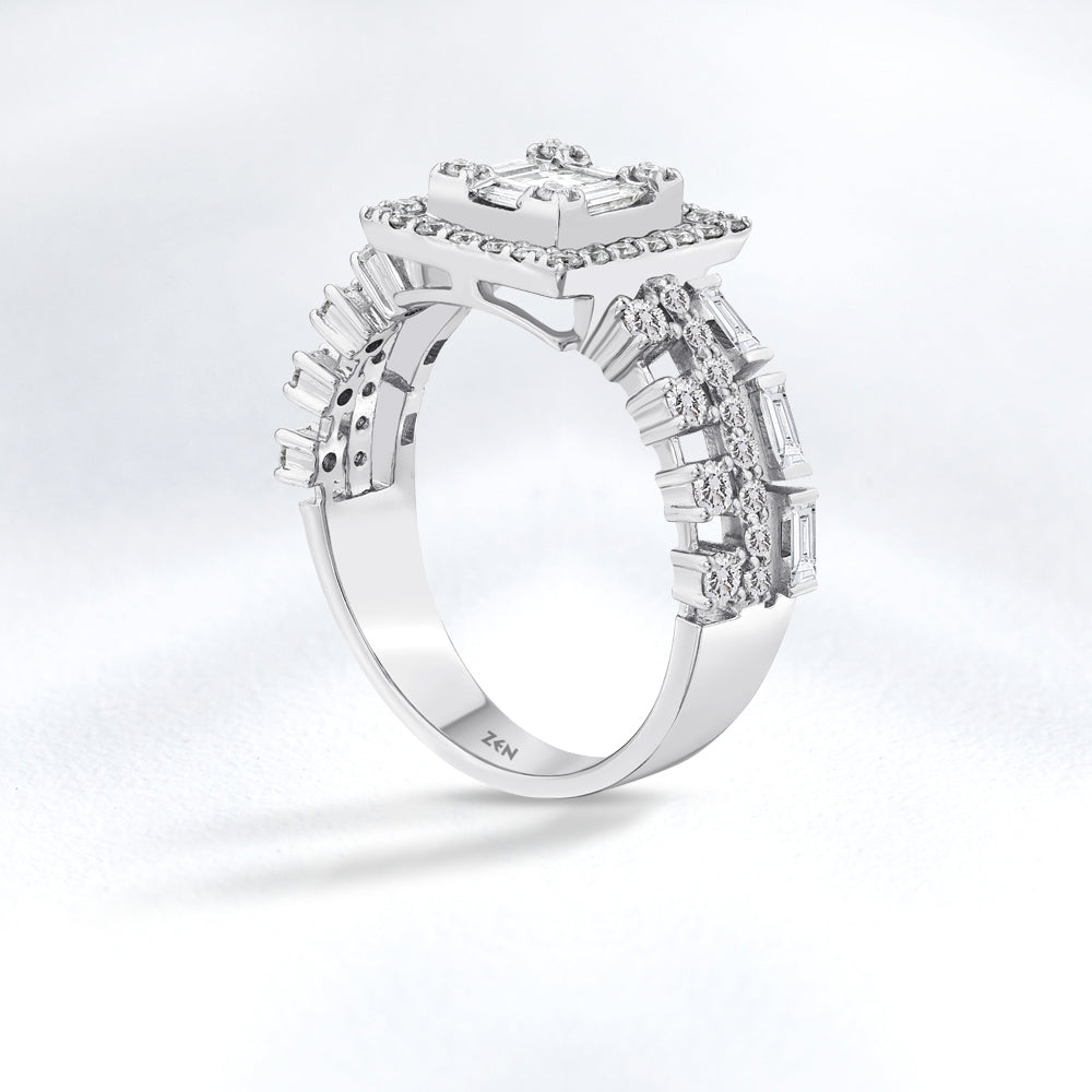 0.98 ct. Design Diamantring