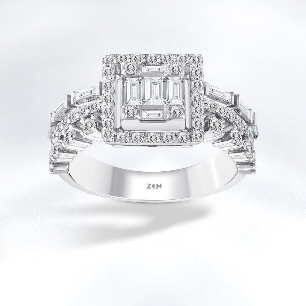 0.98 ct. Design Diamantring
