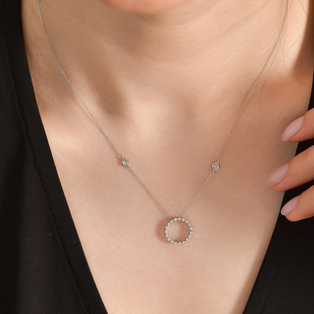 0.24 ct. Design Diamant Halskette
