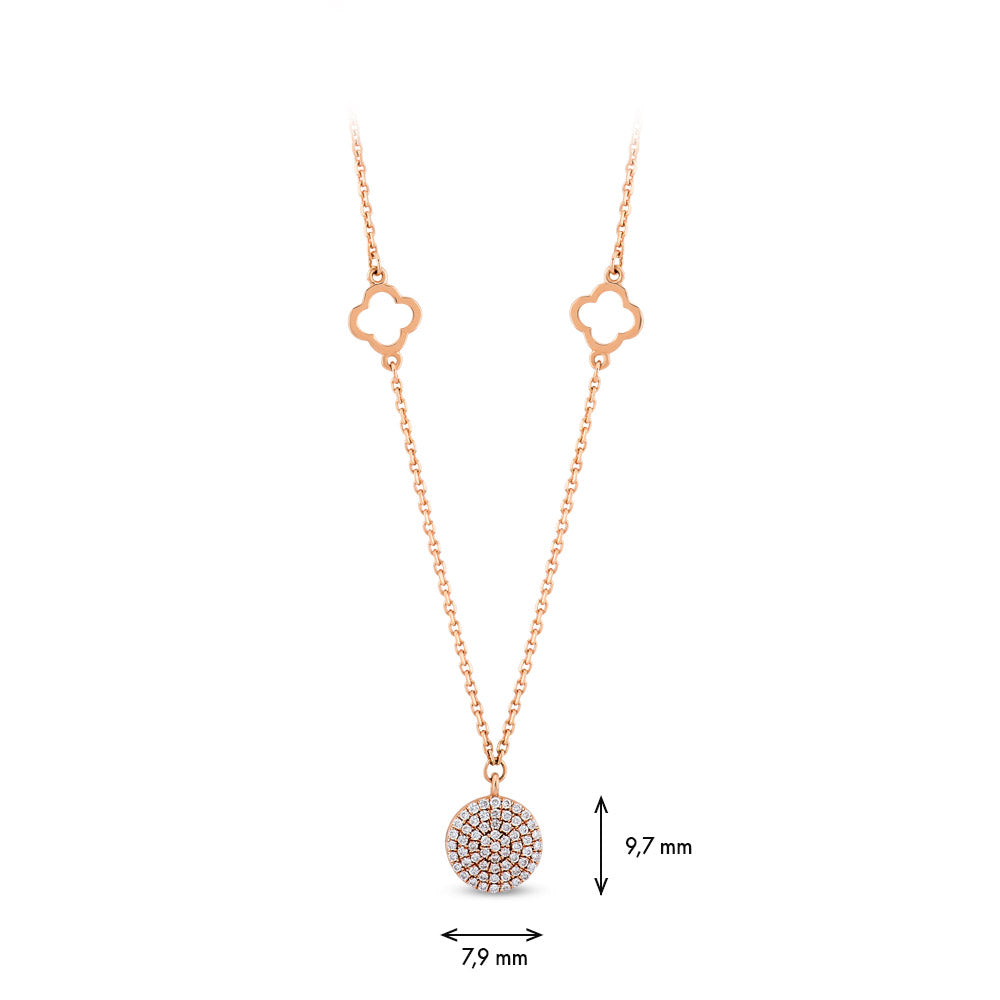 0.12 ct. Design Pendant with Chain