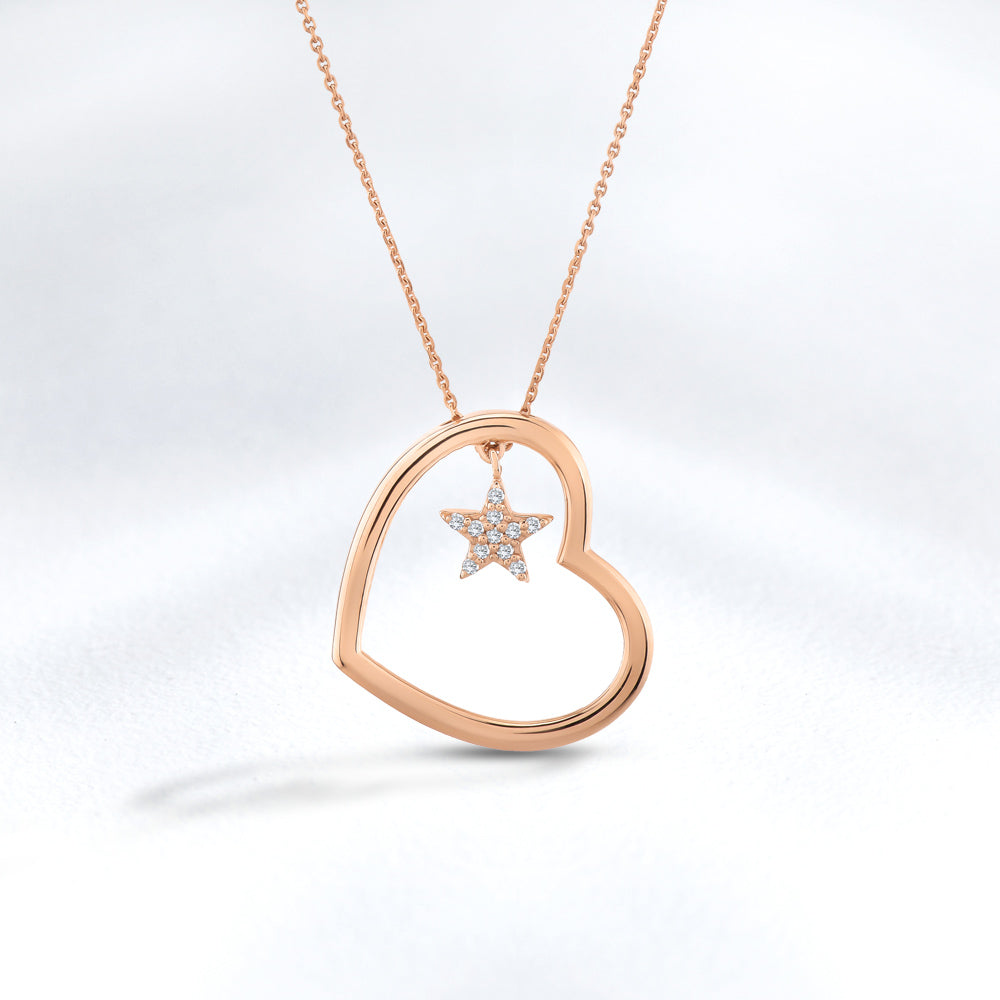 0.09 ct. Design Diamant Halskette