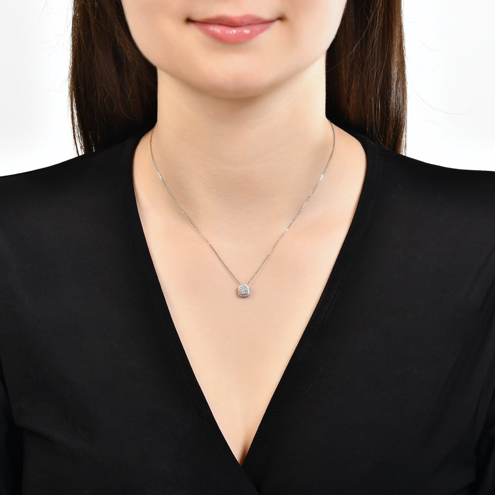 0.22 ct. Design Diamant Halskette