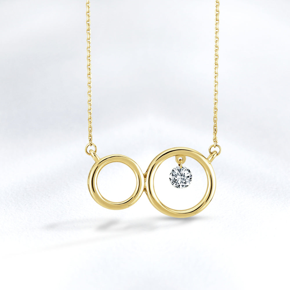 0.10 ct. Design Diamant Halskette