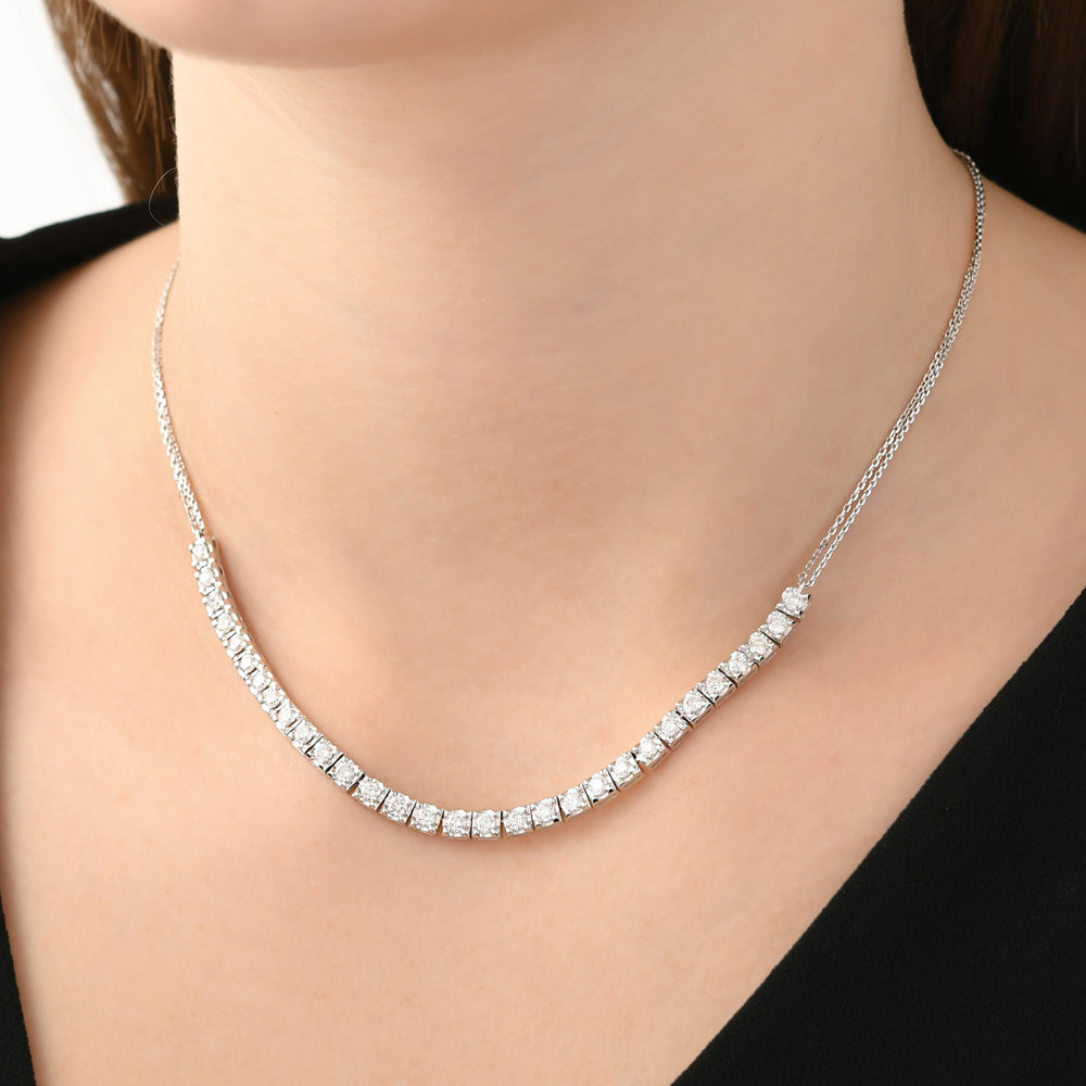 2.30 ct. Design Diamant Halskette