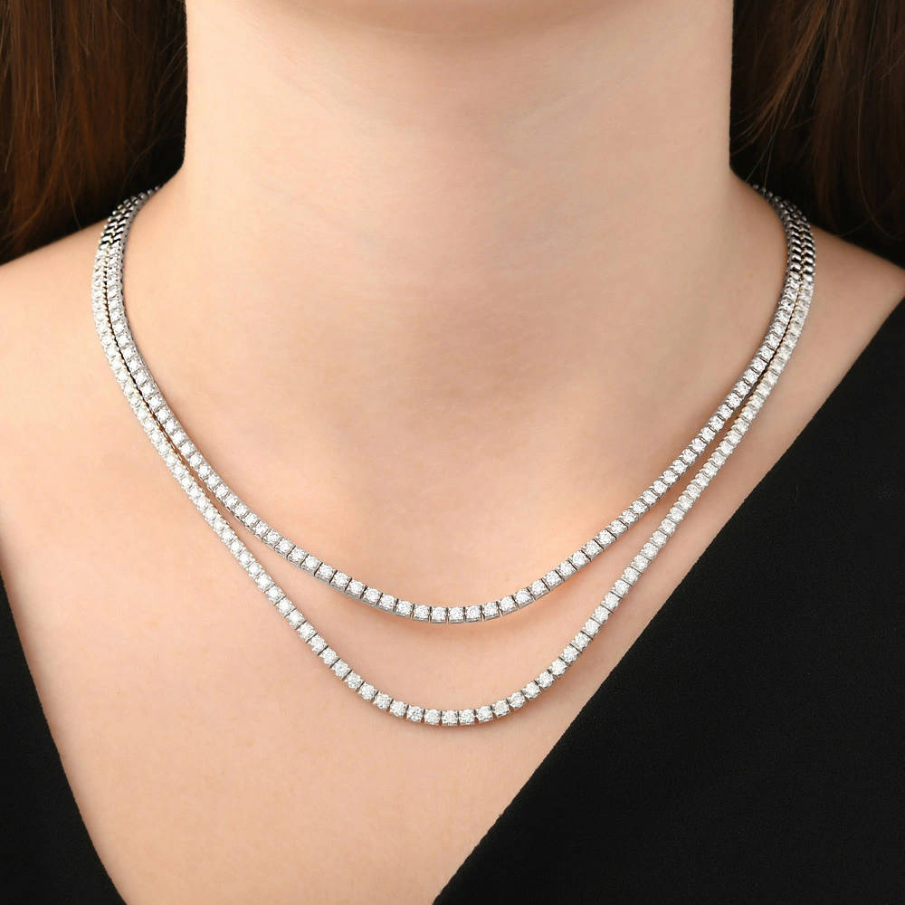 8.00 ct. Tennis Diamant Halskette