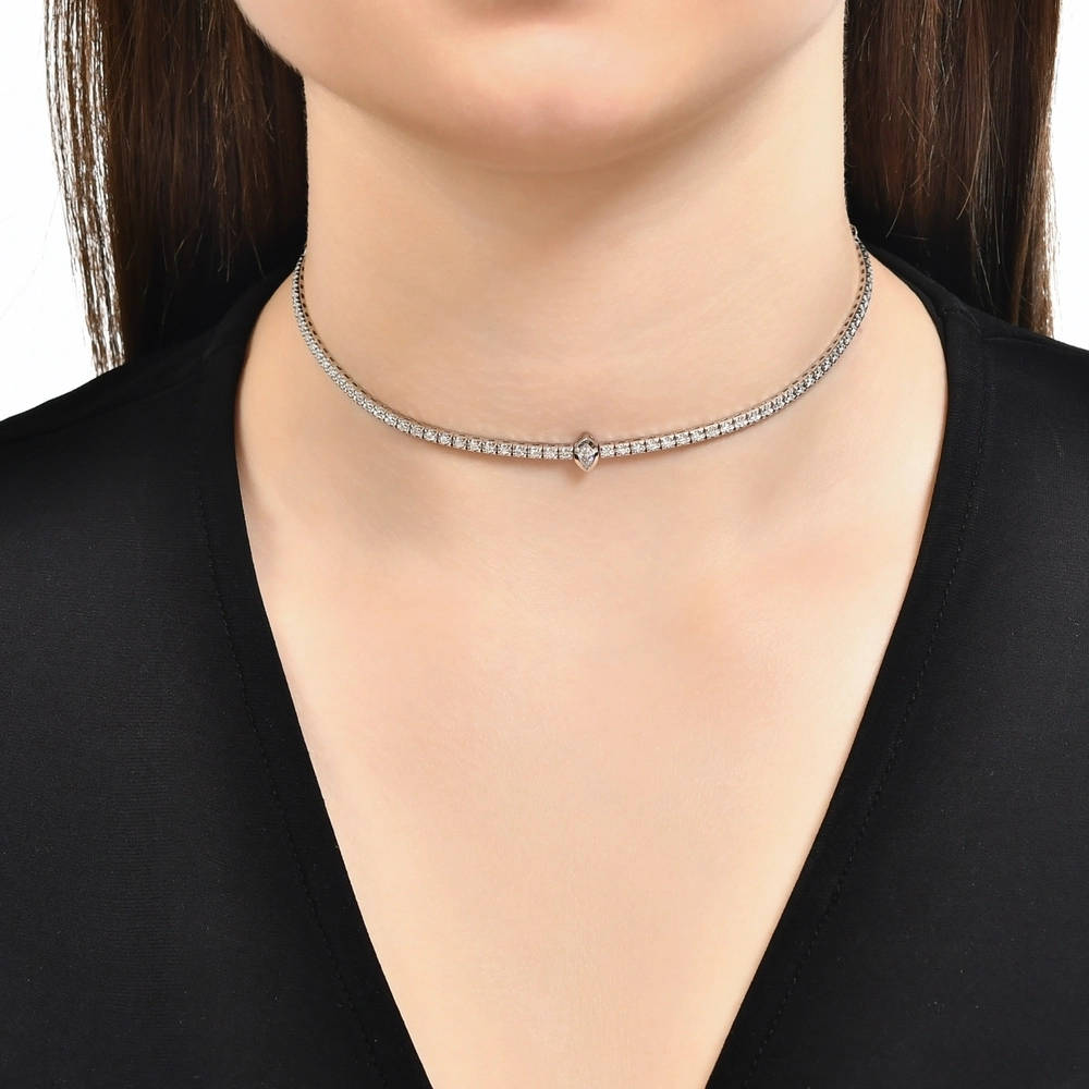 1.20 ct. Choker Diamant Halskette