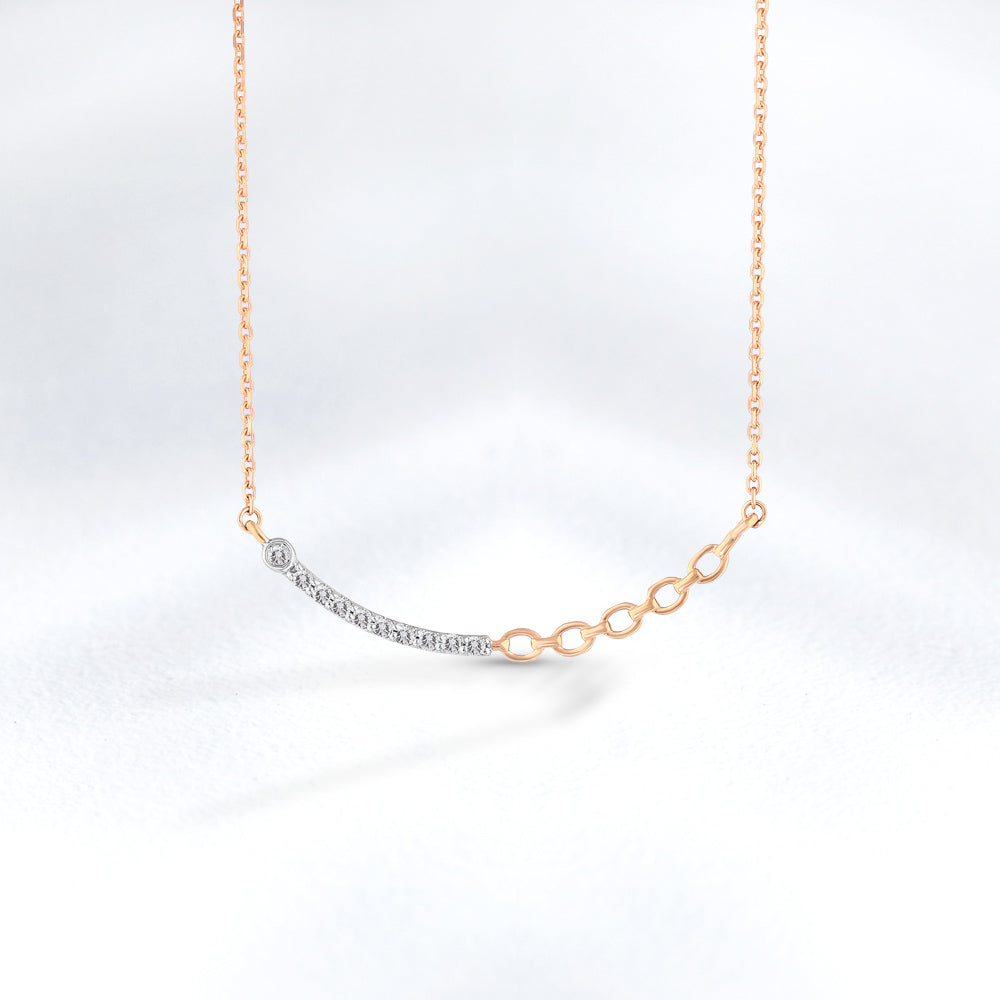 0.09 ct. Design Diamant Halskette