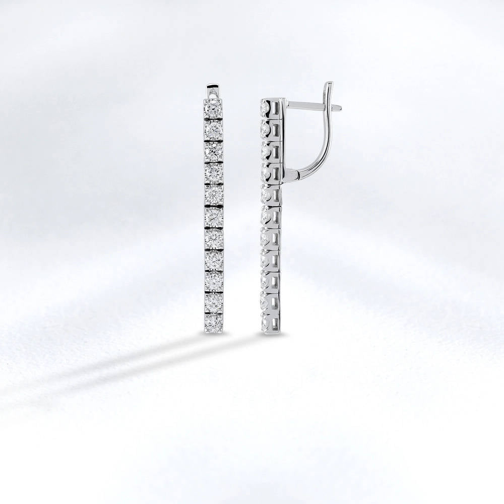 0.85 ct. Tennis Diamant Ohrringe