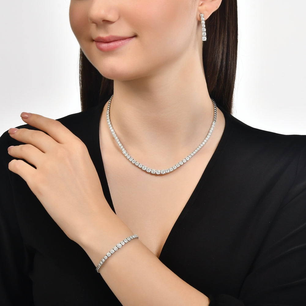 1.16 ct. Tennis Diamant Ohrringe