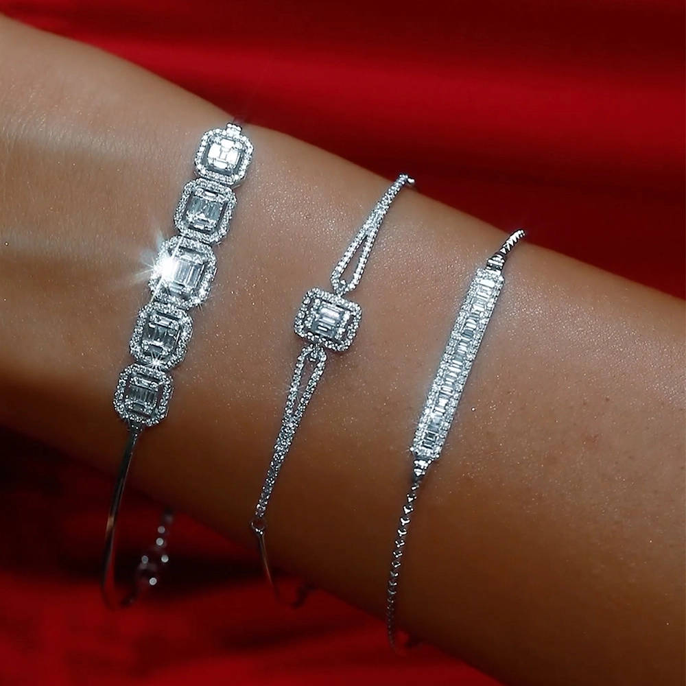 1.18 ct. Baguette Diamantarmband