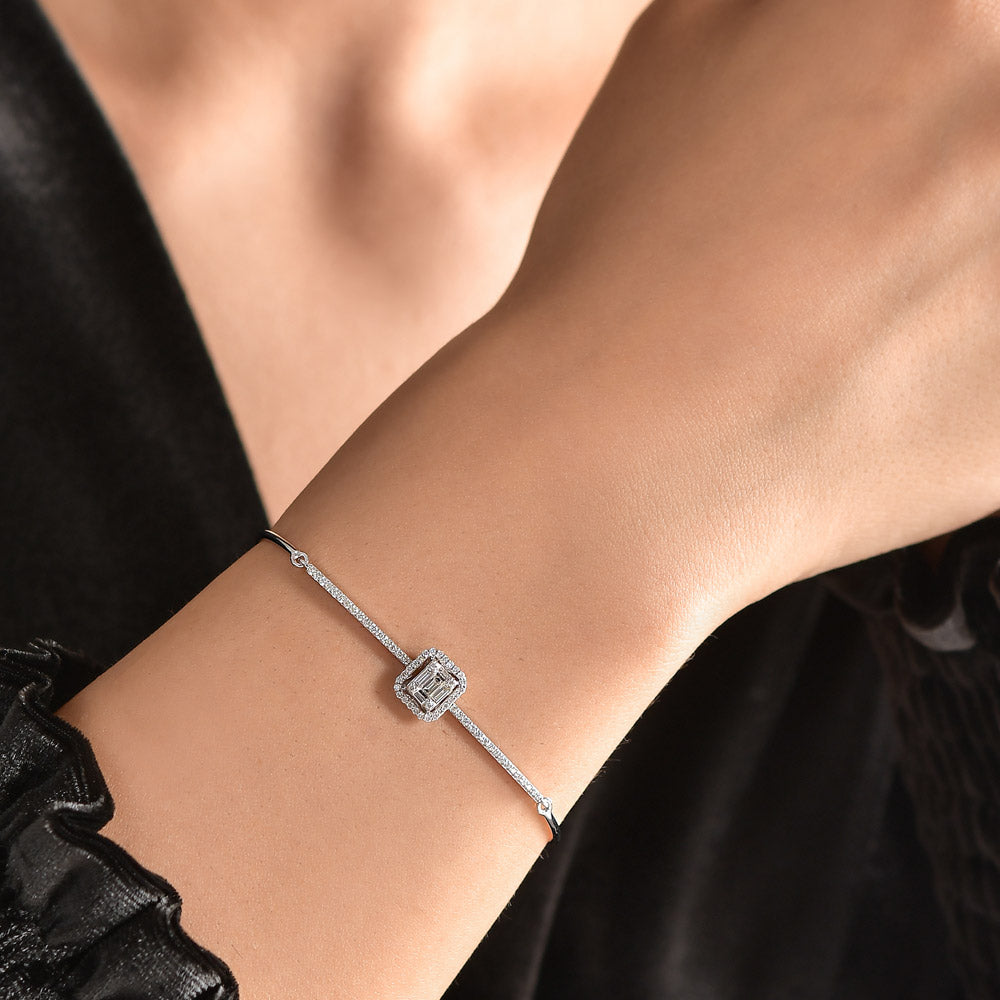 0.40 ct. Baguette Diamantarmband