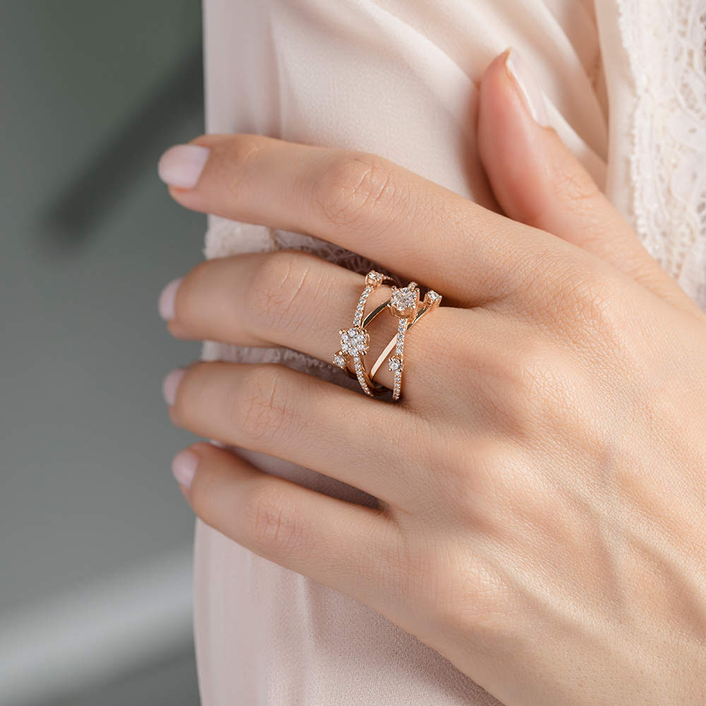 0.93 ct. Design Diamantring