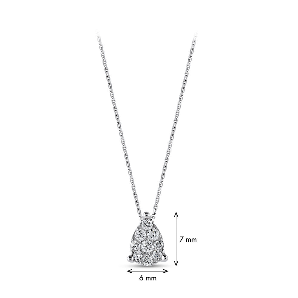 0.14 ct. Design Diamant Halskette