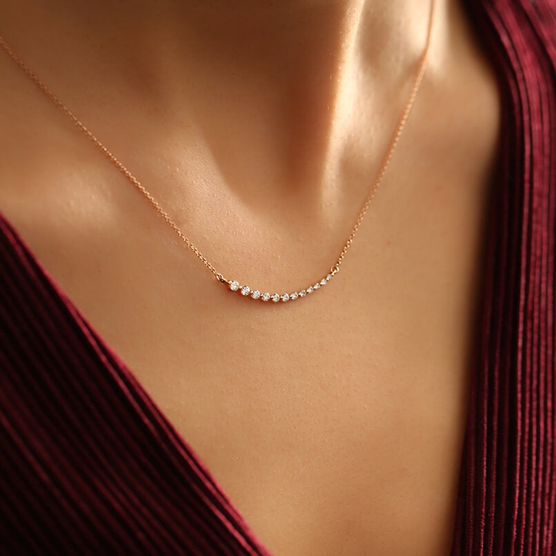 0.28 ct. Design Diamant Halskette