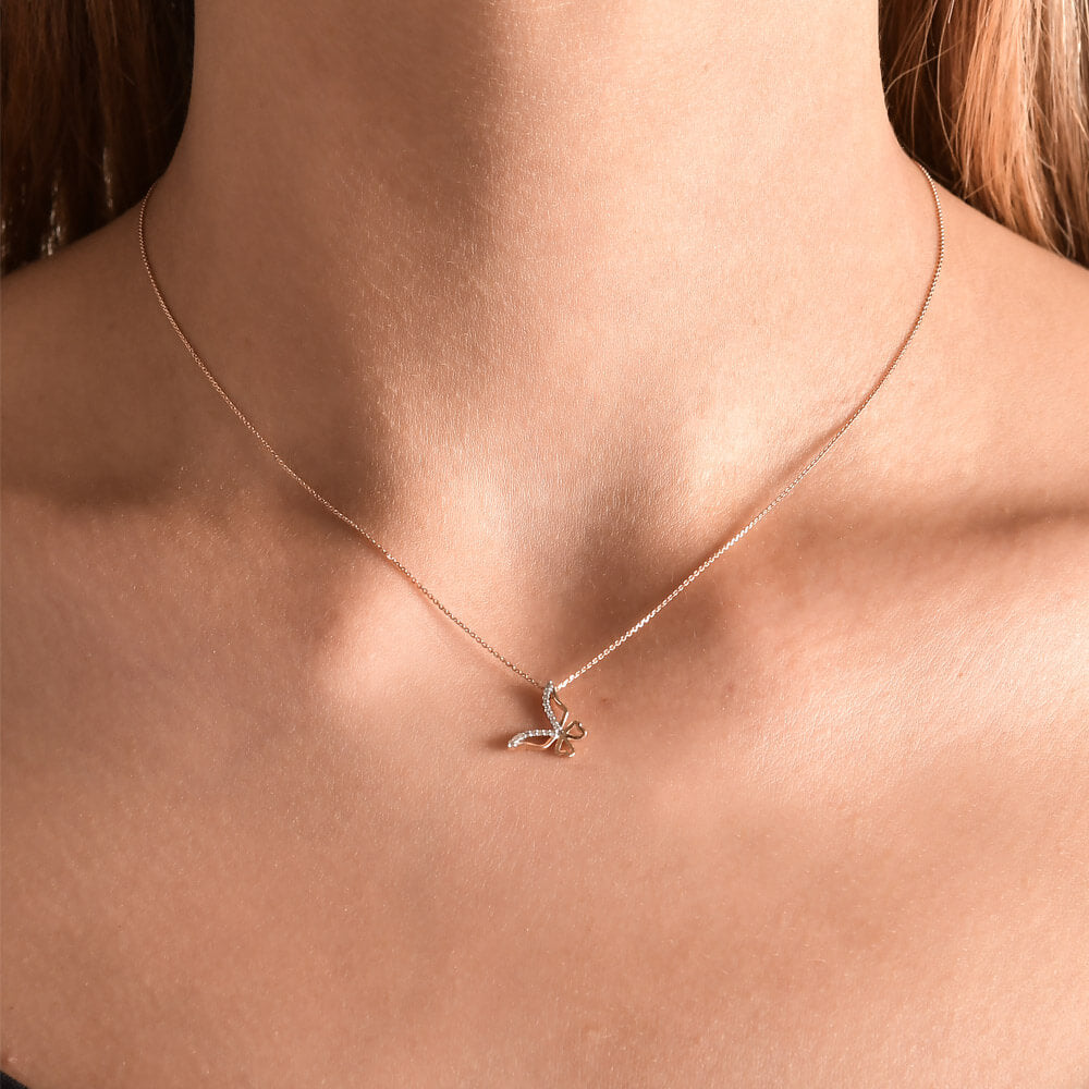 0.03 ct. Design Diamant Halskette