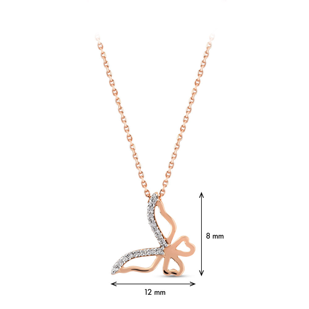 0.03 ct. Design Diamant Halskette