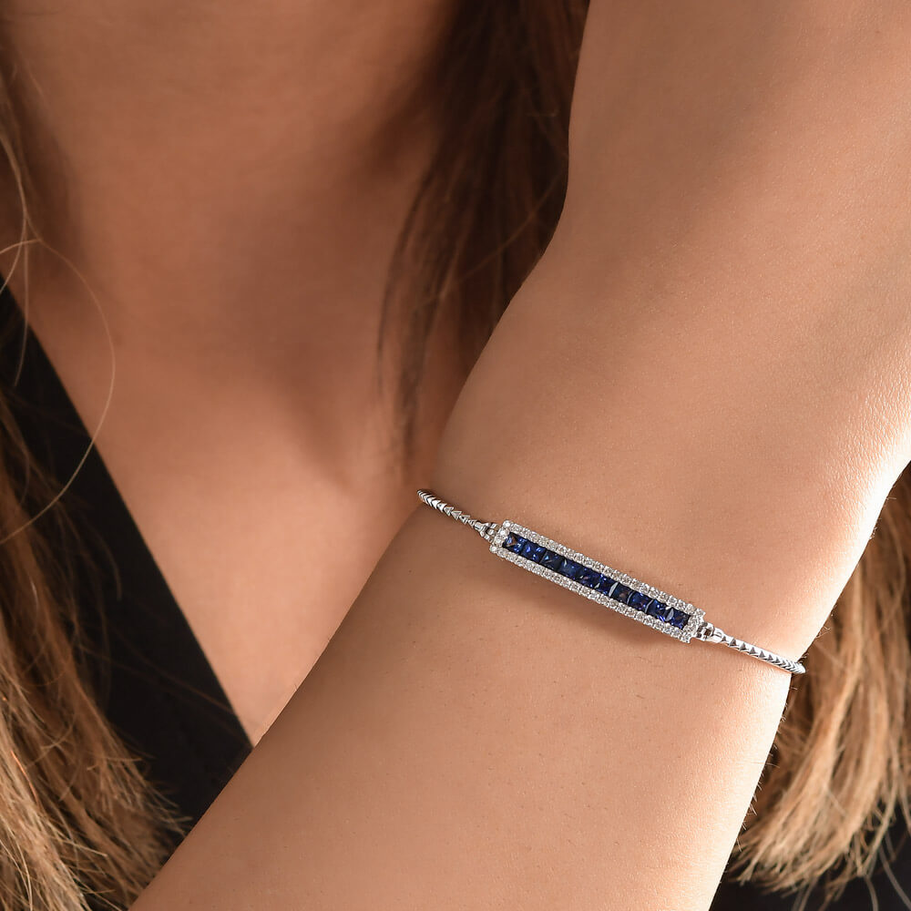 1.26 ct. Sapphire Bracelet