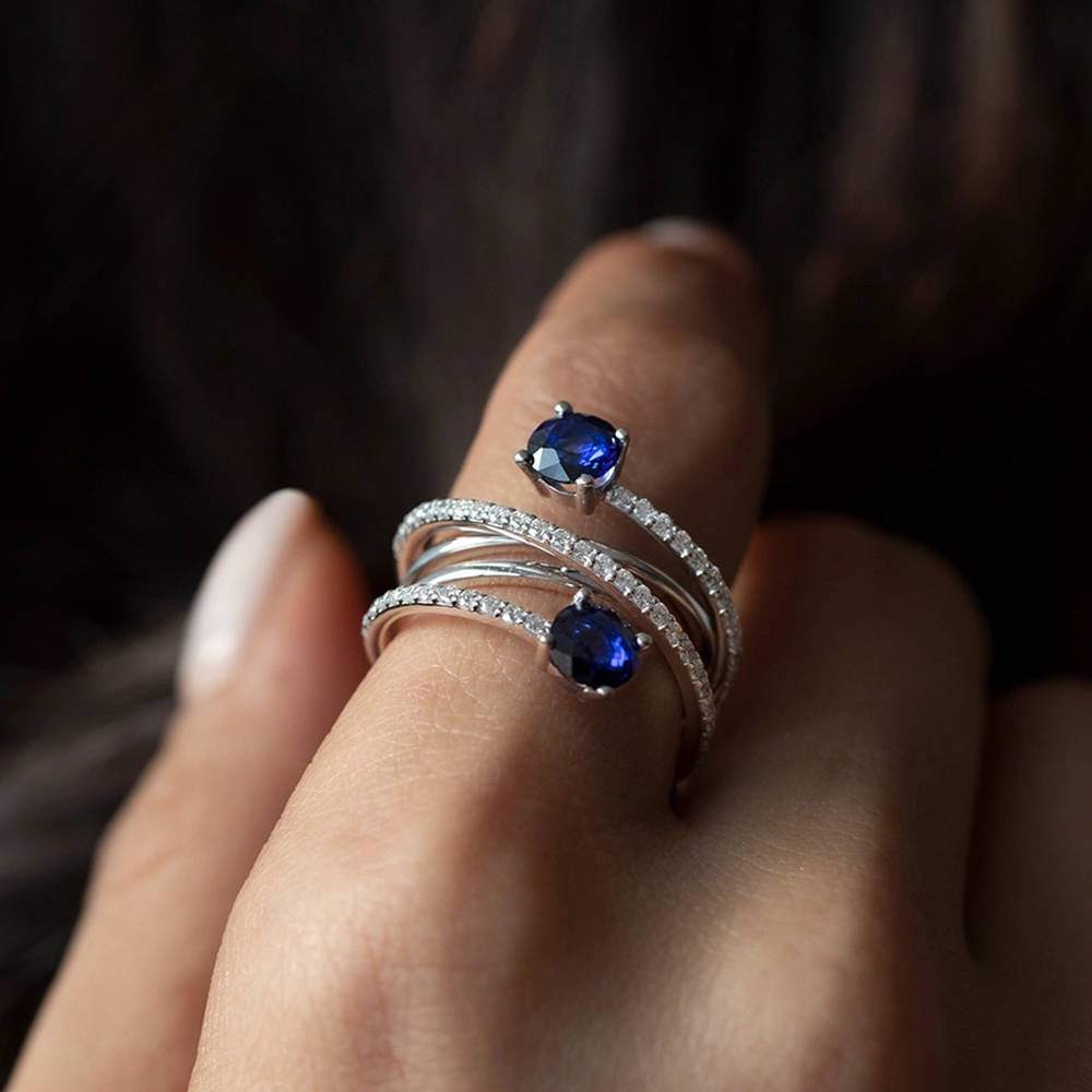 2.30 ct. Saphir Ring