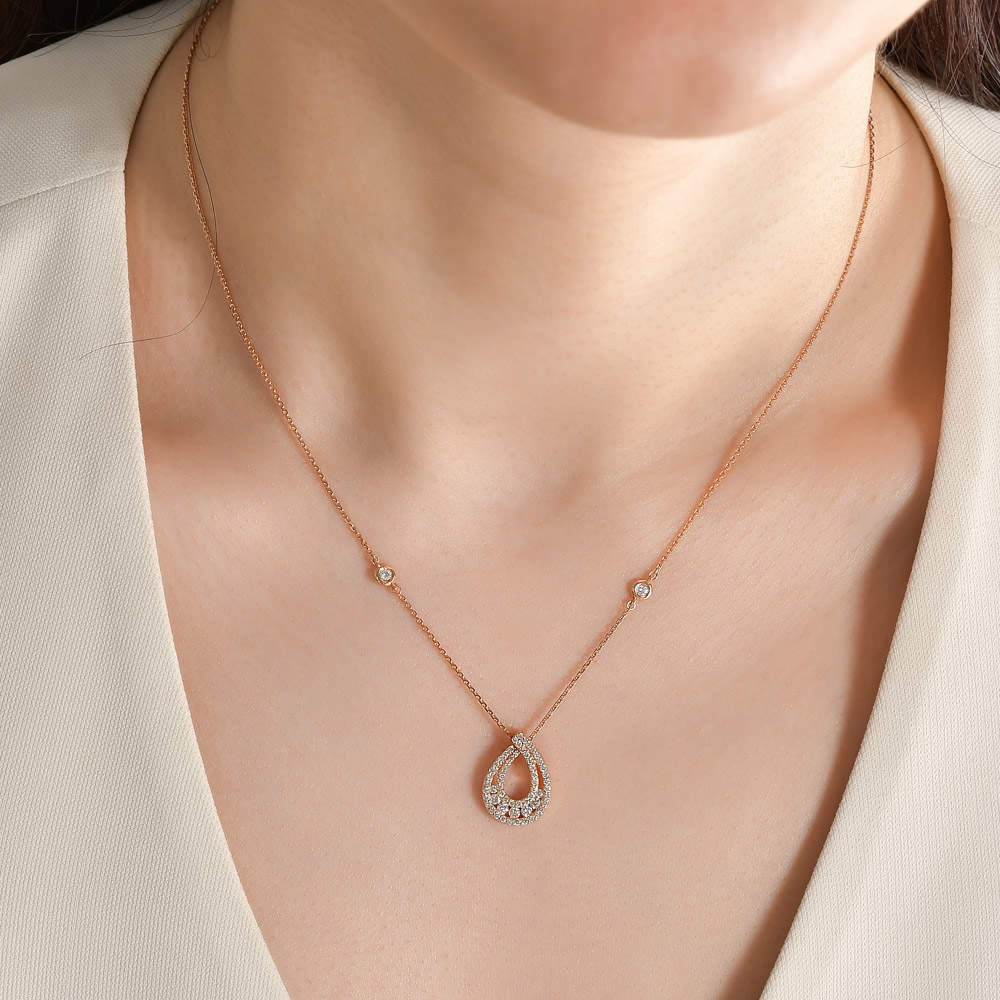 0.48 ct. Design Diamant Halskette
