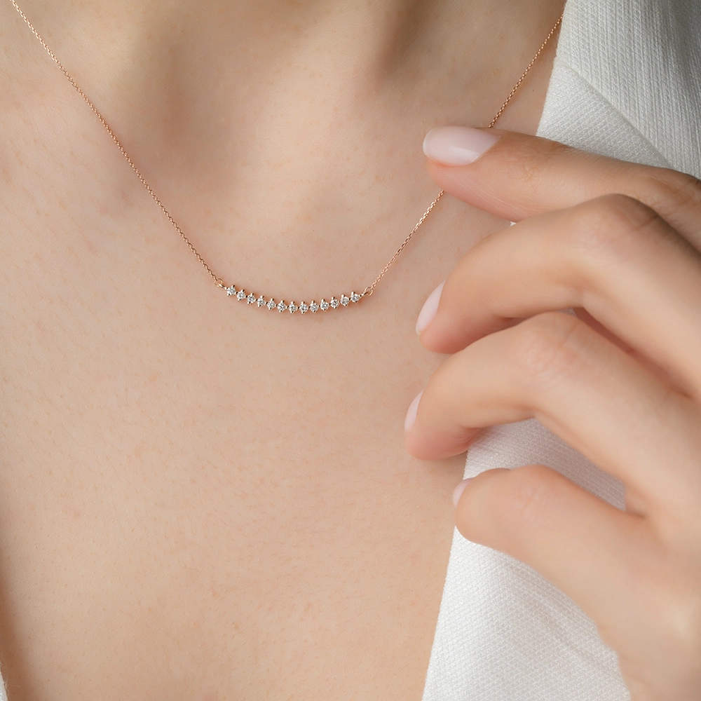 0.19 ct. Design Diamant Halskette