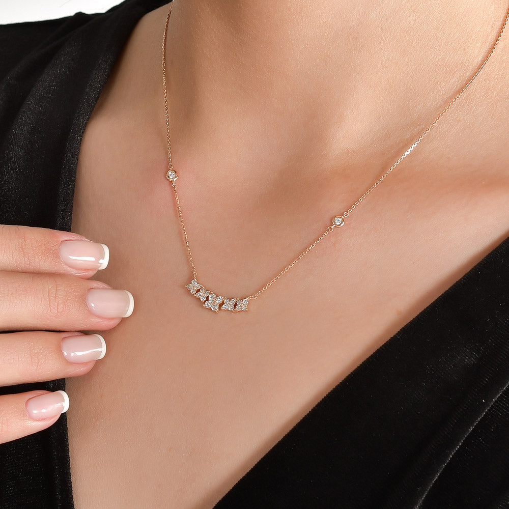 0.61 ct. Design Diamant Halskette