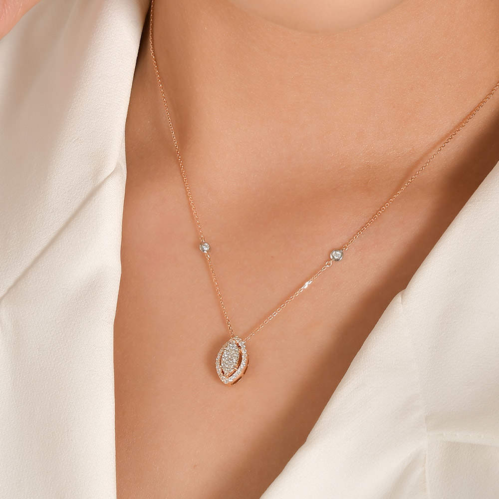 0.45 ct. Design Diamond Necklace