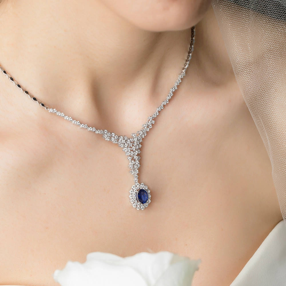 4.52 ct. Sapphire Necklace
